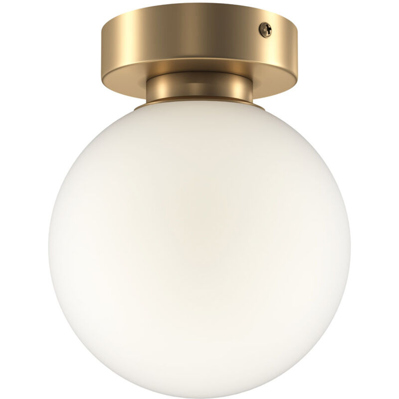 foto del prodotto maytoni applique contemporanea basic form piccola in metallo colore oro 1 luce