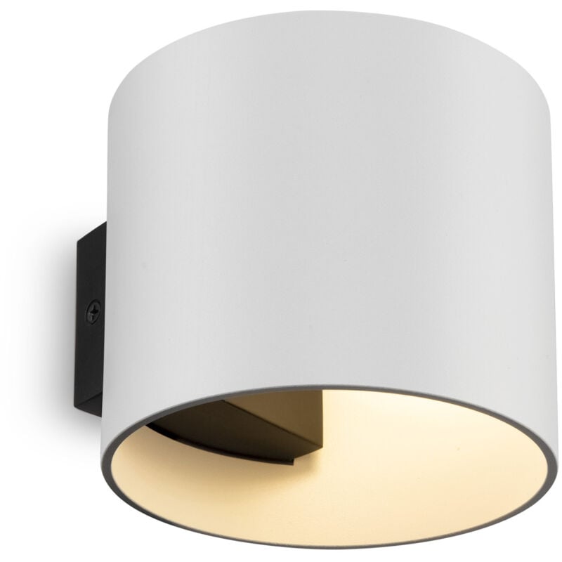 foto del prodotto maytoni applique da parete moderno rond alluminio bianco 1 luce g9 50w