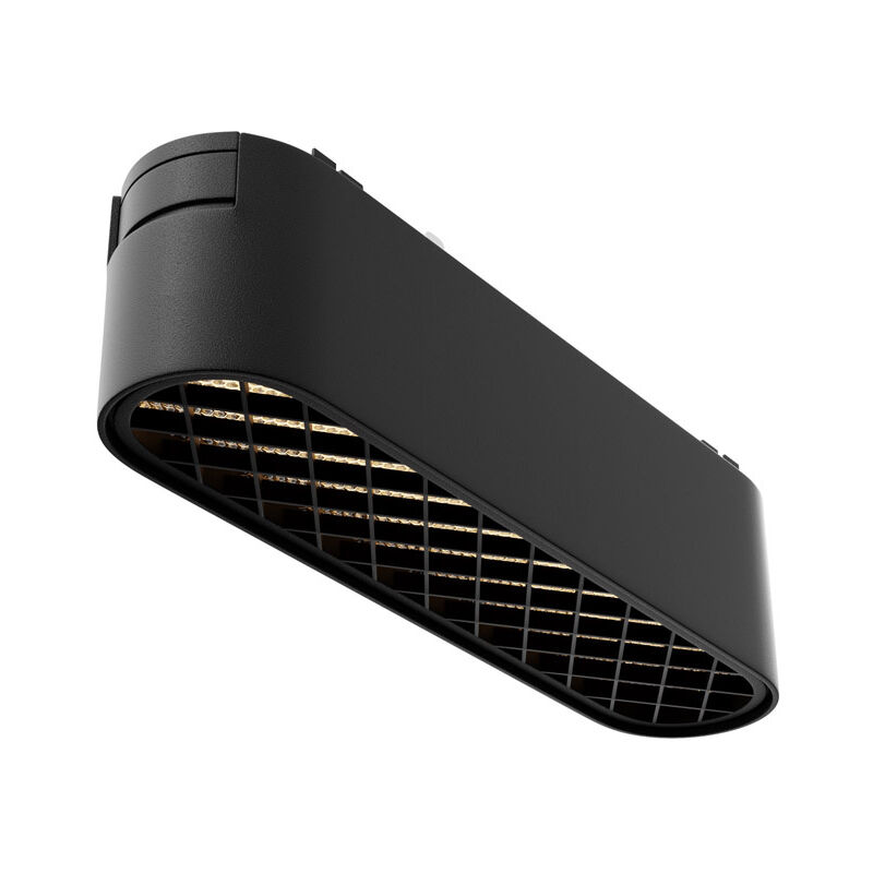 foto del prodotto maytoni base di illuminazione binario moderno basis grid alluminio nero luce calda 6w