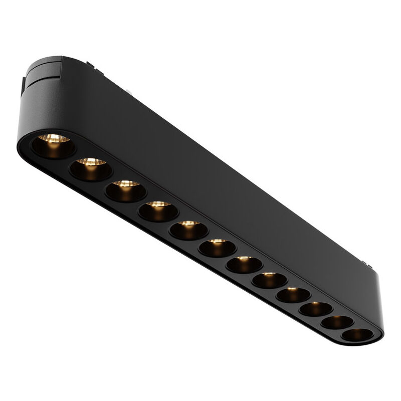 foto del prodotto maytoni base di illuminazione binario moderno points alluminio nero luce calda 12w