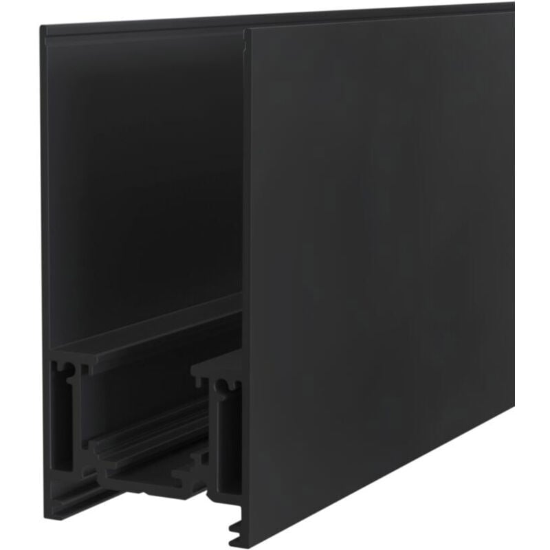 foto del prodotto maytoni binario con spessore 8cm moderno busbar trunkings s35 alluminio nero 1m