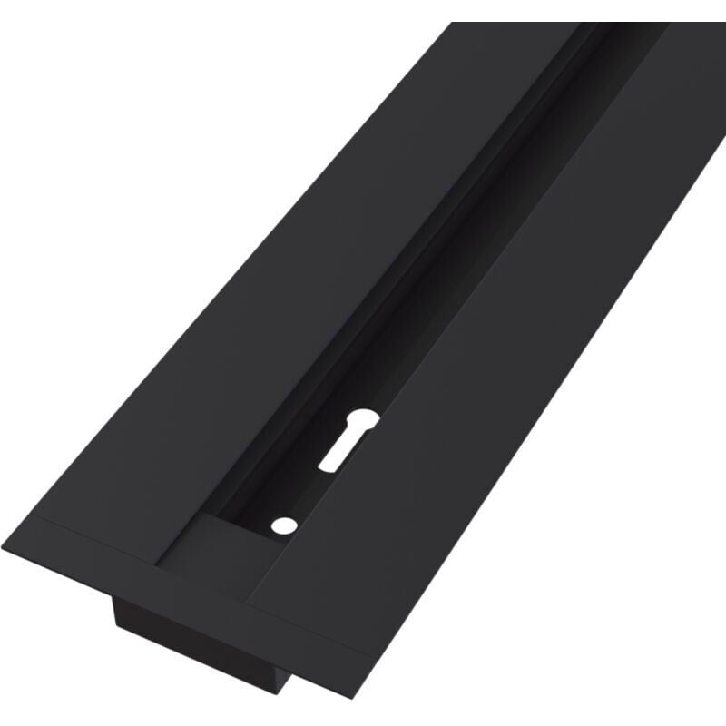 foto del prodotto maytoni binario in alluminio nero 2 metro