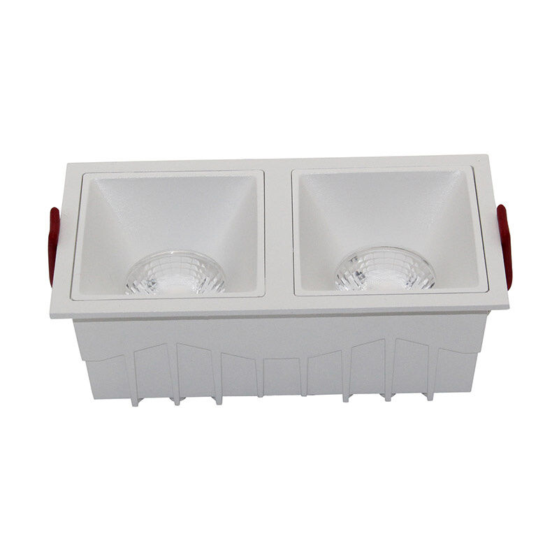 foto del prodotto maytoni faretto da incasso moderno alfa led alluminio bianco led 15w luce calda