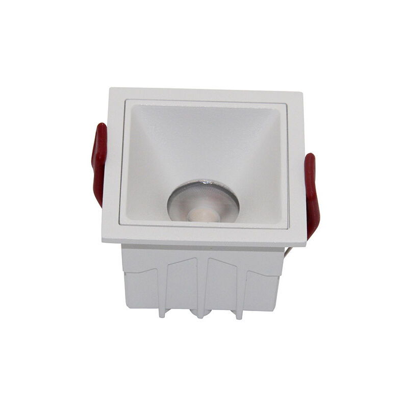 foto del prodotto maytoni faretto da incasso moderno alfa led alluminio bianco led luce naturale dimm.