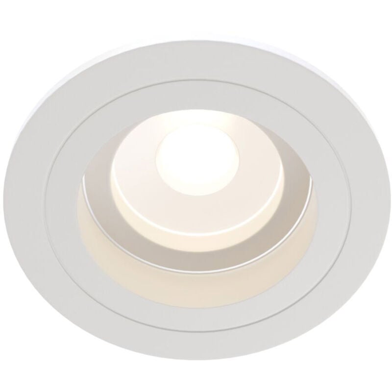 foto del prodotto maytoni faretto da incasso moderno atom alto alluminio bianco 1 luce