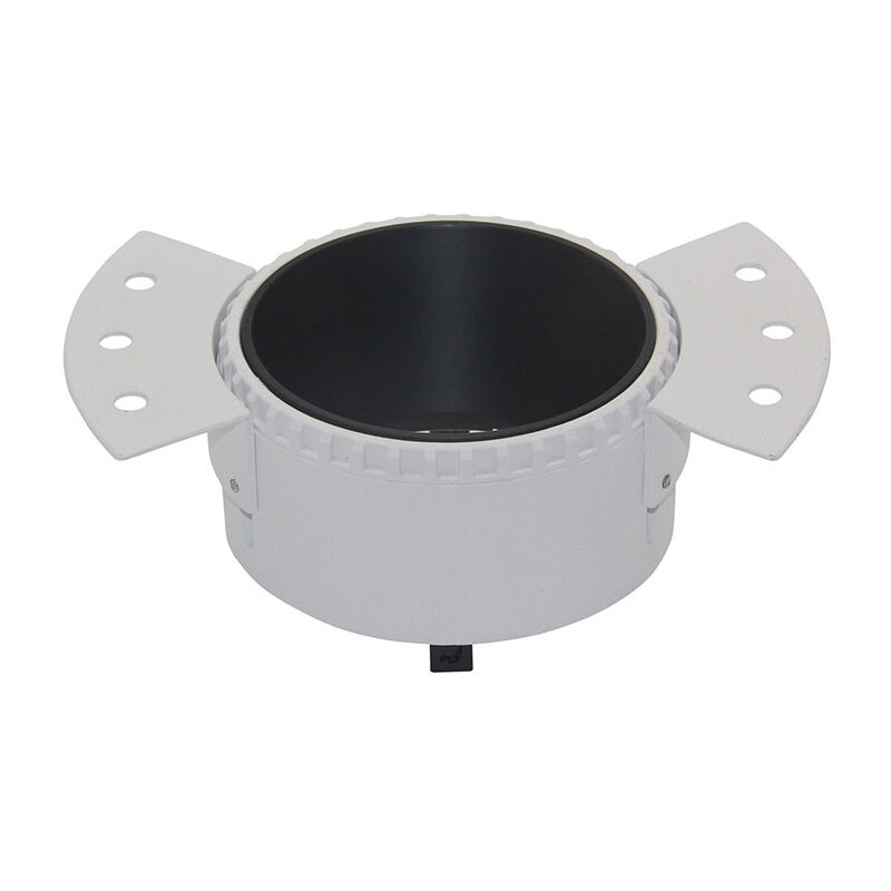 foto del prodotto maytoni faretto da incasso moderno share alluminio nero 1 luce diffusore oro 20w