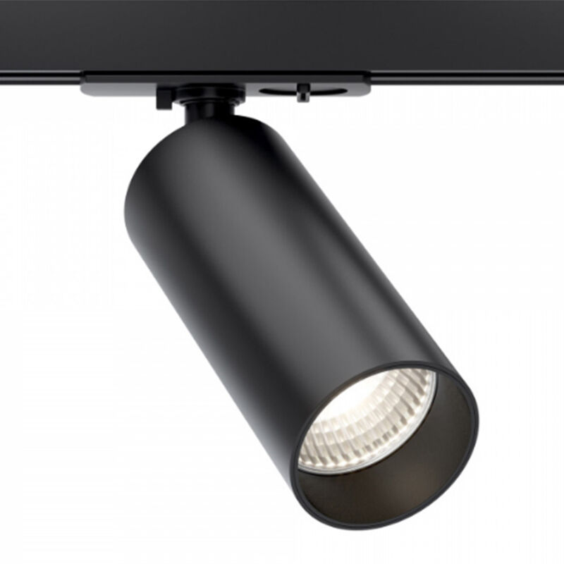 foto del prodotto maytoni faretto per binario focus led moderno alluminio nero 1 luce