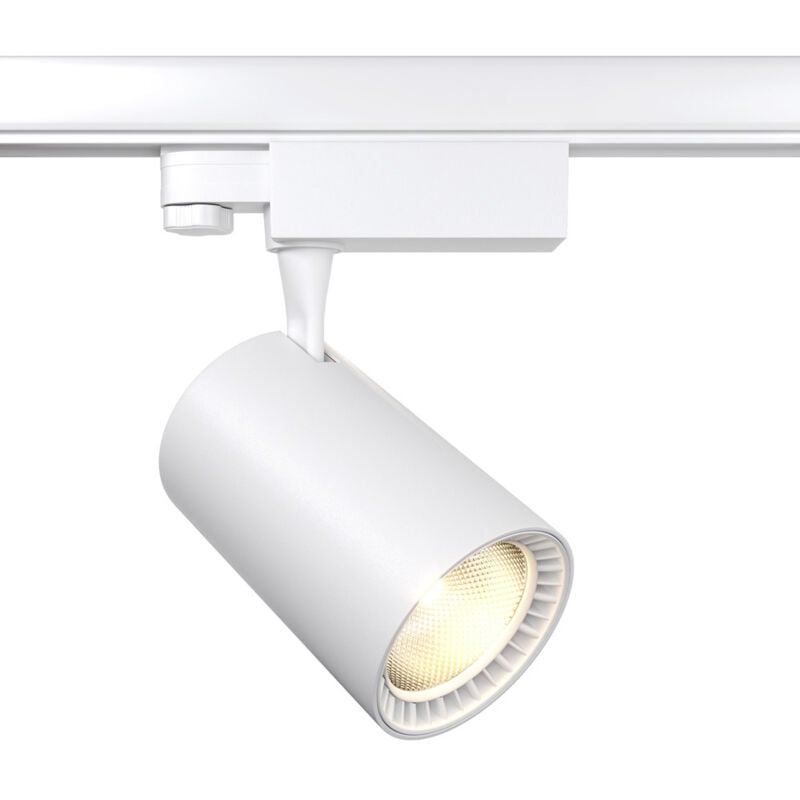 foto del prodotto maytoni faretto per binario moderno vuoro 20w alluminio bianco 1 luce calda