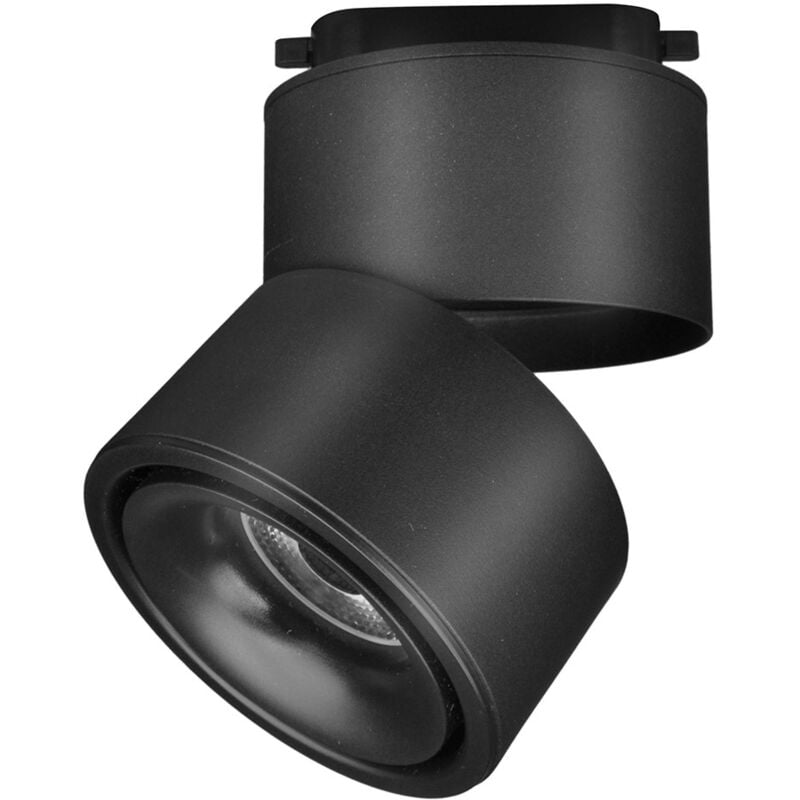 foto del prodotto maytoni faretto per binario orientabile yin in metallo nero 1 luce calda