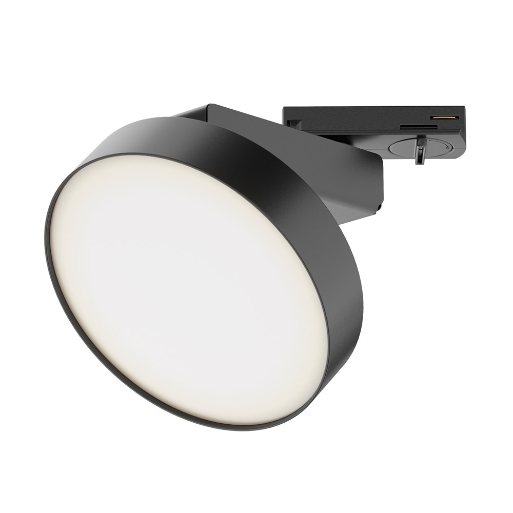 foto del prodotto maytoni faretto per binario orientabile zon in metallo nero 1 luce naturale