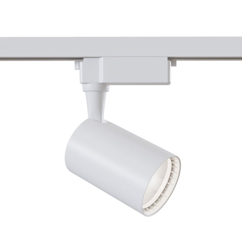 foto del prodotto maytoni faretto per binario vuoro in metallo bianco 1 luce naturale