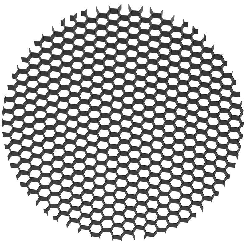 foto del prodotto maytoni griglia antiabbagliamento focus led per proiettore alluminio nero diametro 4,2cm