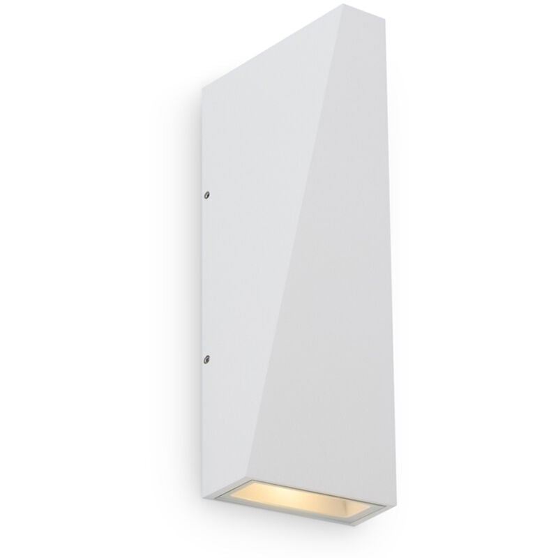 foto del prodotto maytoni lampada da parete moderna per esterno metallo bianco luce led 6w ip54