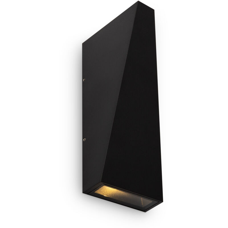 foto del prodotto maytoni lampada da parete moderna per esterno metallo nero led 6w ip54