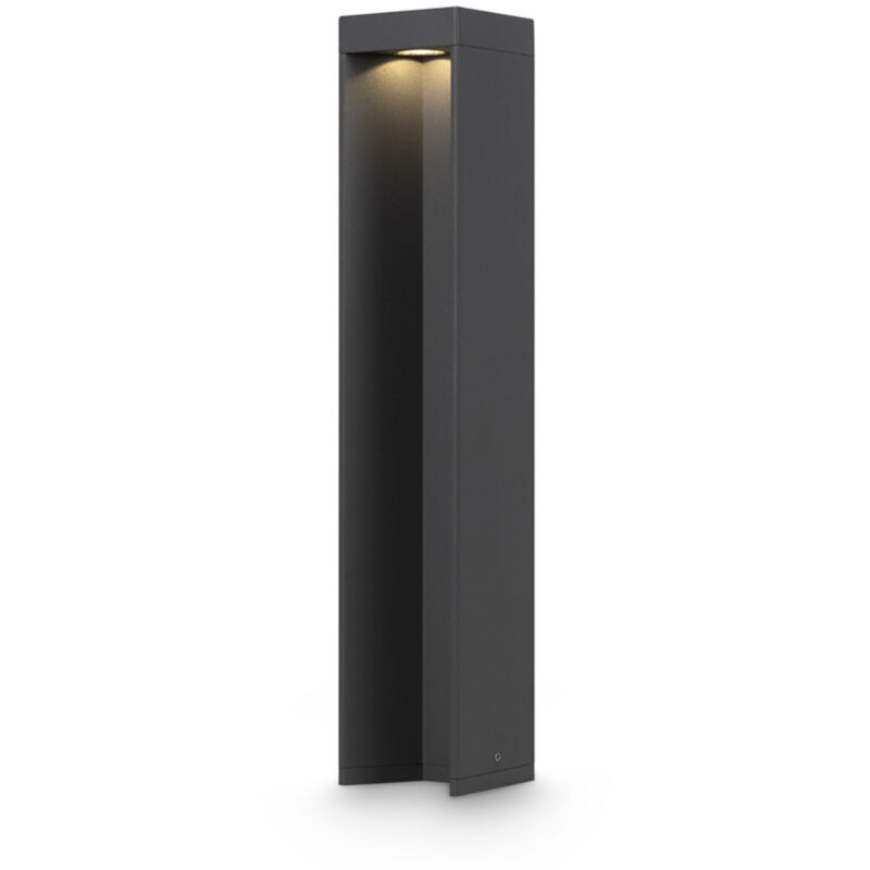 foto del prodotto maytoni lampada da terra moderna da esterno alluminio grigio luce led 9w ip54