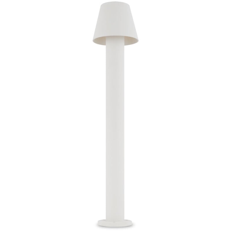 foto del prodotto maytoni lampada da terra moderna da esterno metallo bianco luce led 5w ip65