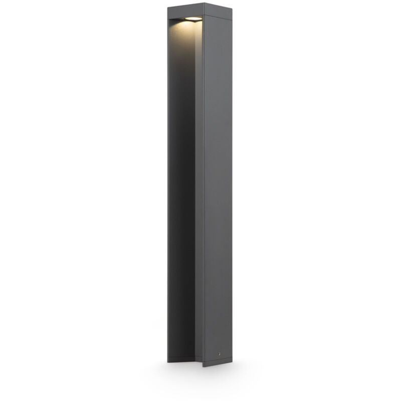 foto del prodotto maytoni lampada da terra moderna per esterno alluminio grigio luce led 9w ip54