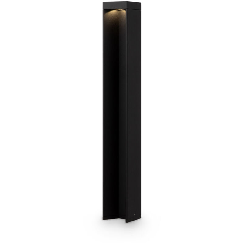 foto del prodotto maytoni lampada da terra moderna per esterno alluminio nero luce led 9w ip54