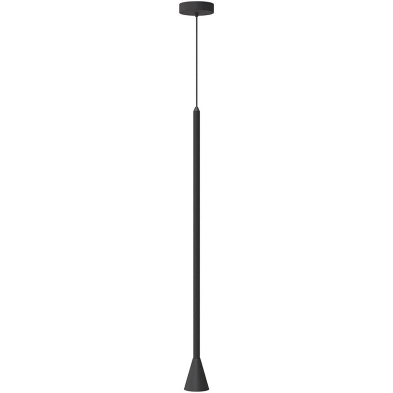 foto del prodotto maytoni lampadario a sospensione moderno arrow metallo nero 1 luce gu10 40w