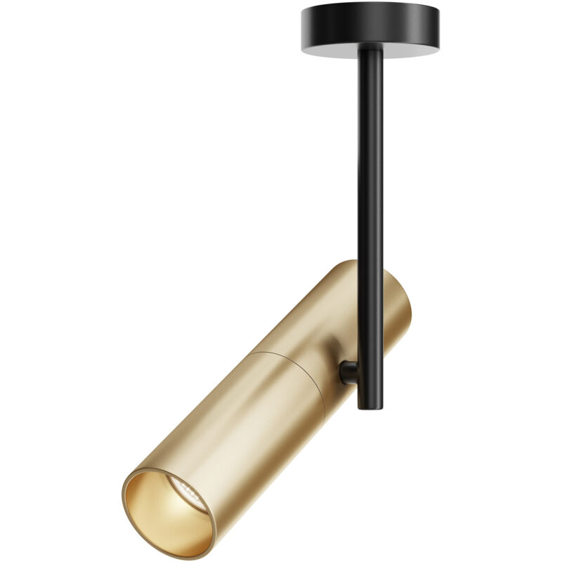 foto del prodotto maytoni lampadario a sospensione moderno elti alluminio nero 1 luce gu10 50w