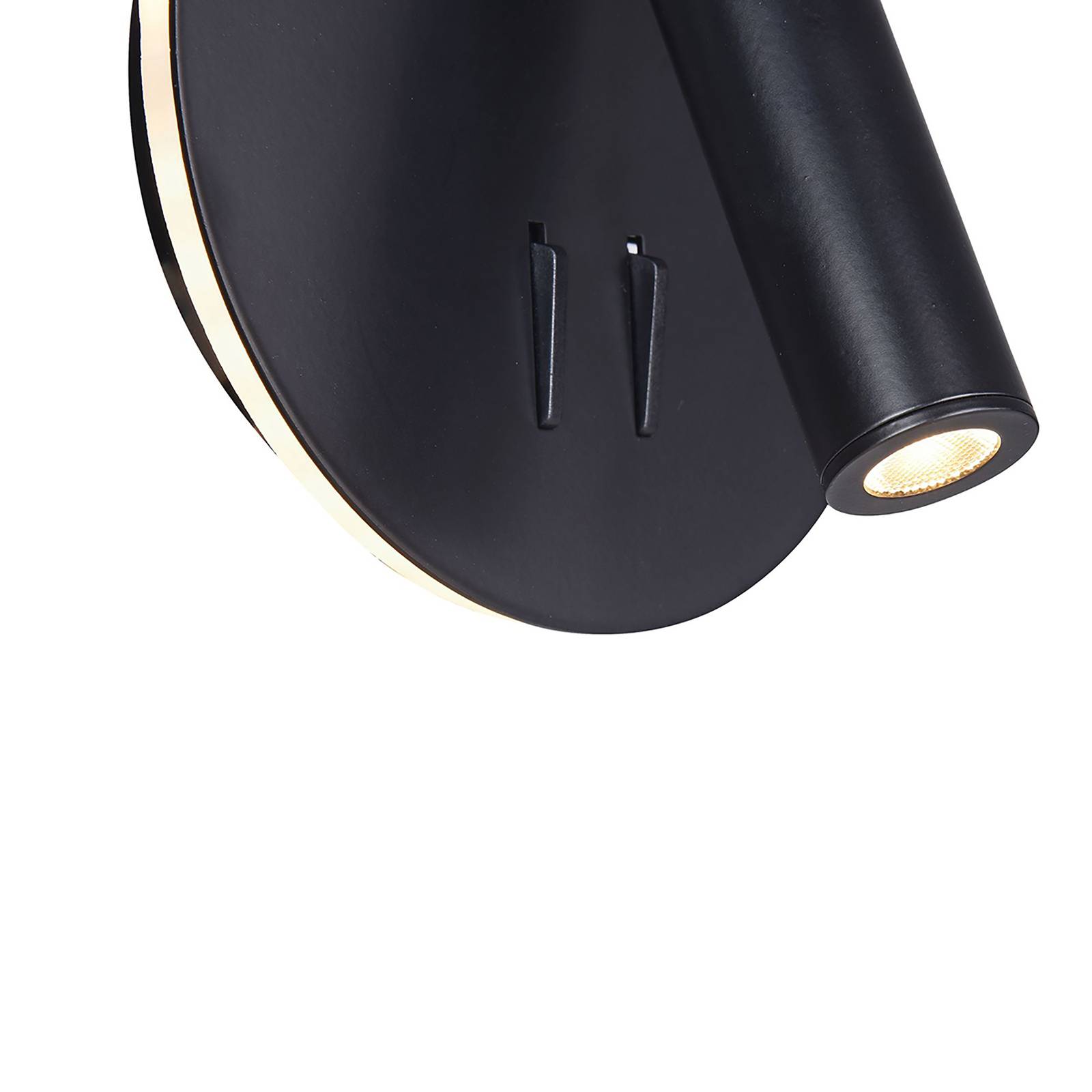 foto del prodotto maytoni los 176 applique led 3.000k rotondo nero