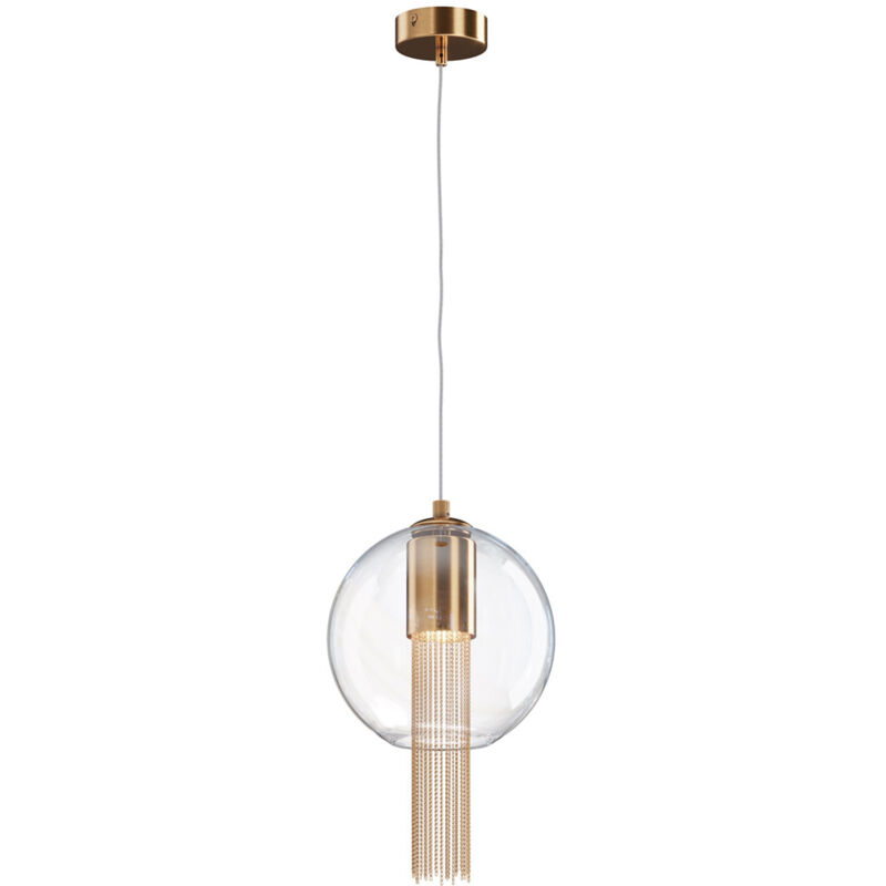 foto del prodotto maytoni sospensione contemporanea flusso piccola in metallo bronzo 1 luce