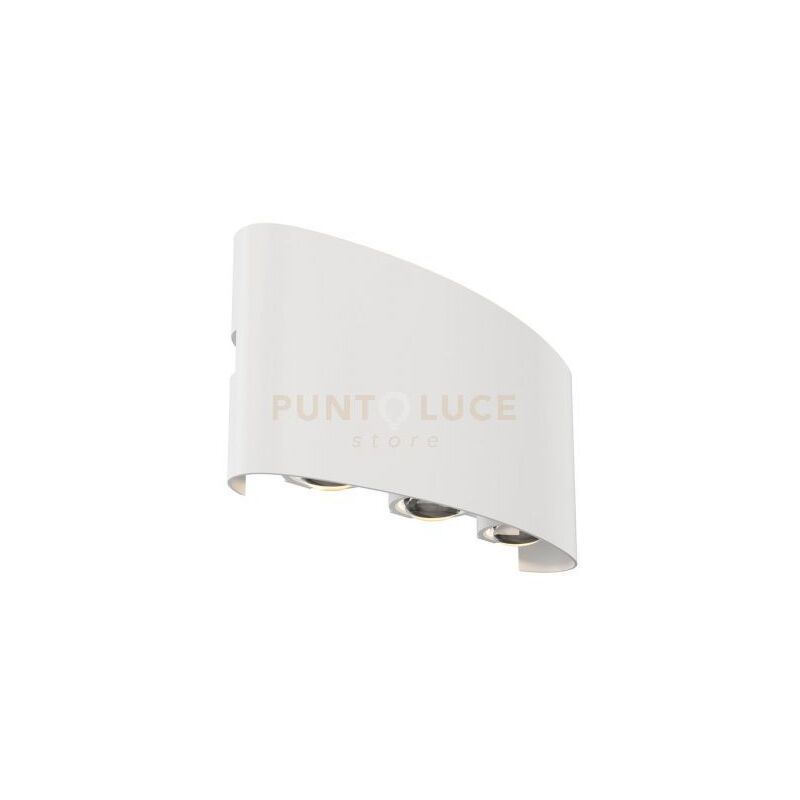 foto del prodotto maytoni strato applique led per esterni in metallo bianco 3 luci