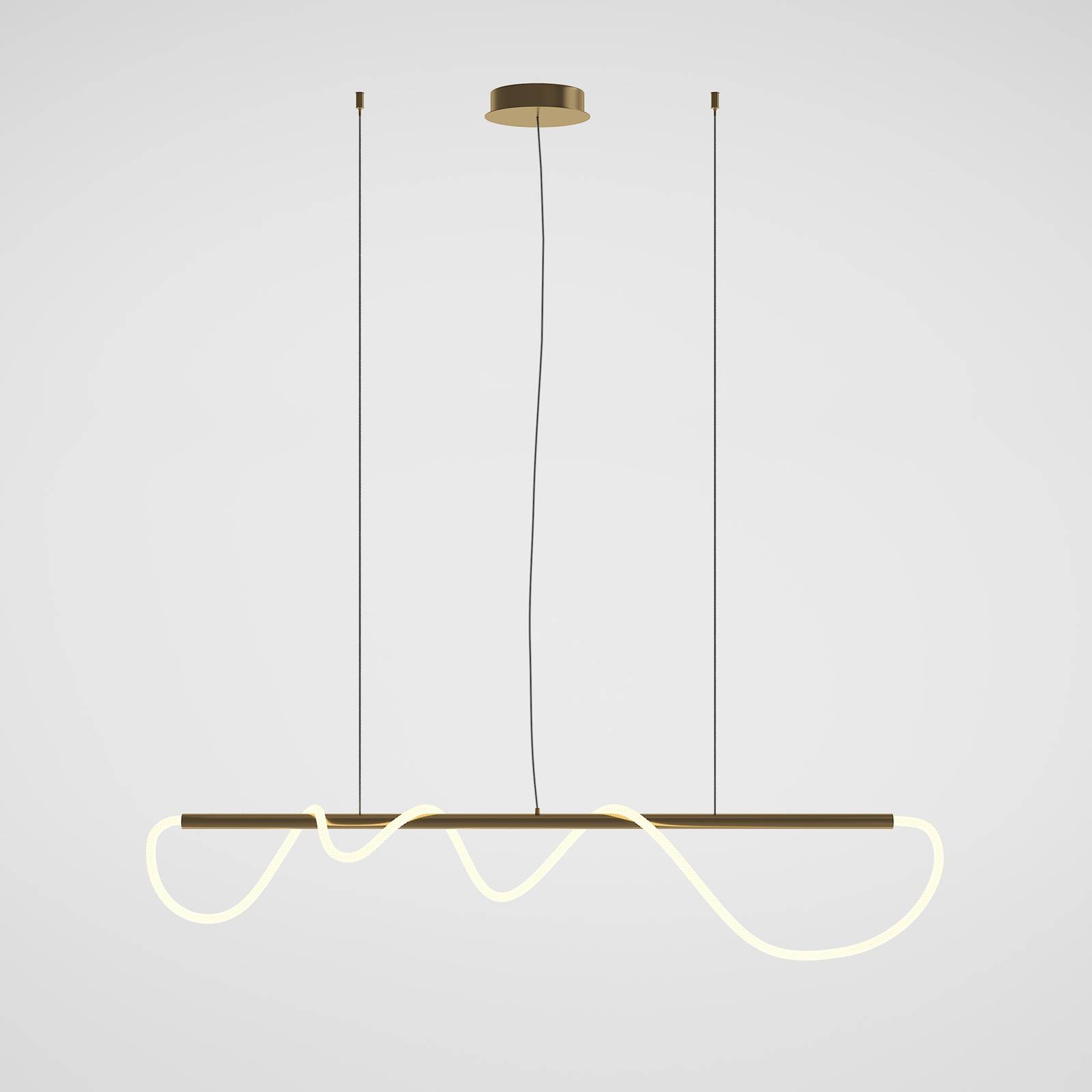 foto del prodotto maytoni tau lampada led a sospensione con tubo luminoso