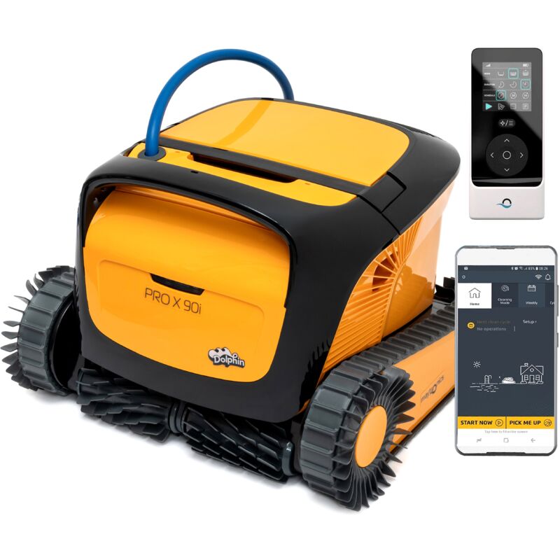 foto del prodotto maytronics dolphin prox 90i iot wi fi app mydolphin plus bluetooth timer gyro digital robot elettrico pulitore per piscina fino a 20 mt my2025