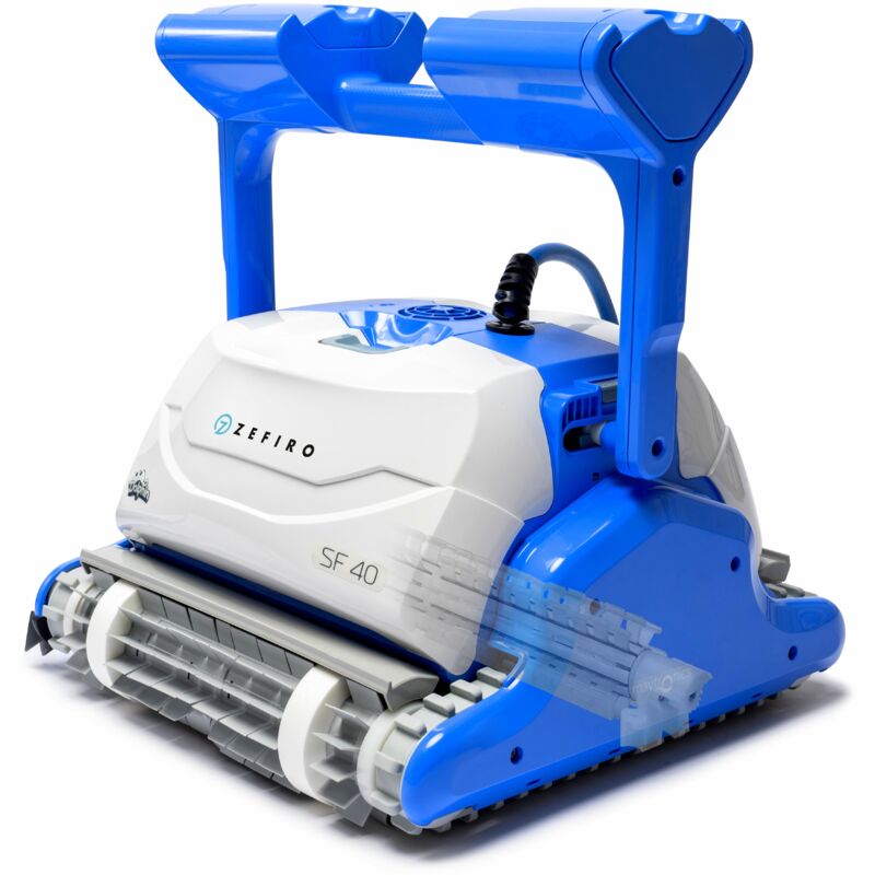 foto del prodotto maytronics dolphin zefiro sf40 active gyro digital robot elettrico pulitore per piscina fino a 12 mt top gamma my2025