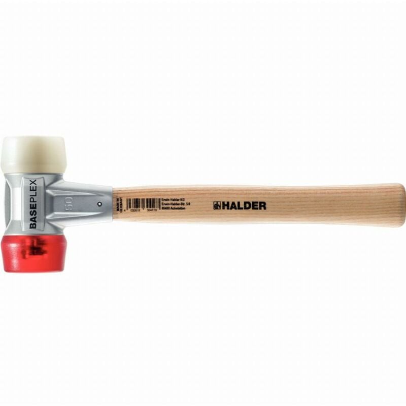 foto del prodotto mazza baseplex, nylon acetato di cellulosa con cassa in zinco pressofuso e manico in legno - d 50 mm - 3968.050