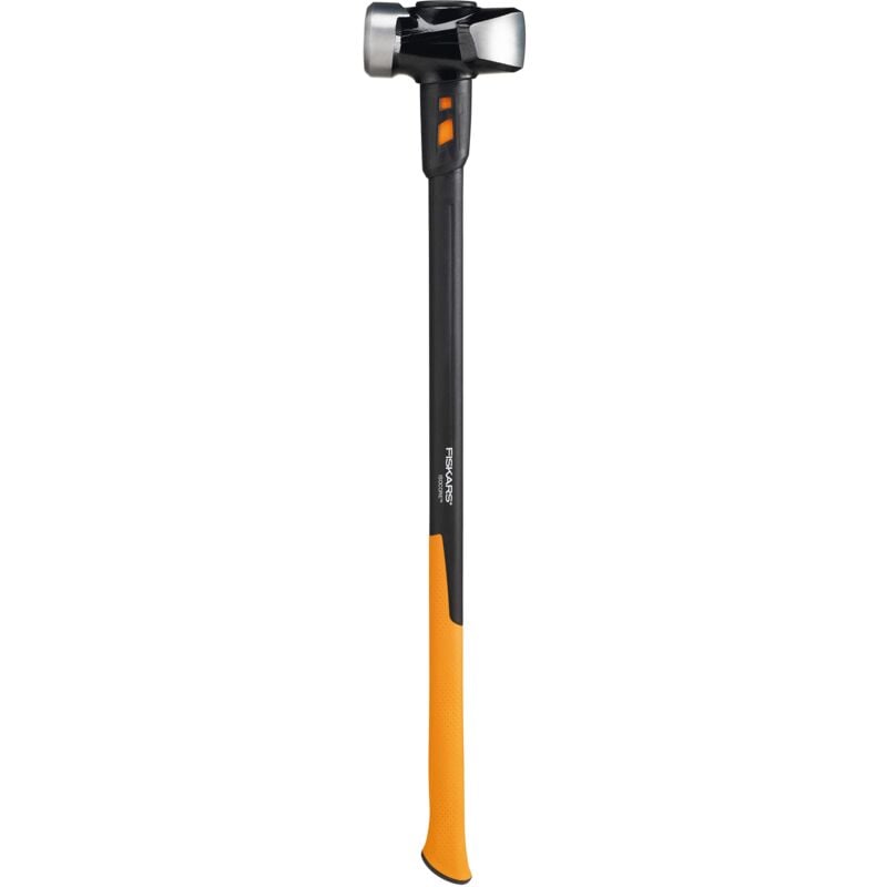 foto del prodotto mazza isocore l per affondare pali nel terreno o lavori di demolizione, lunghezza 92 cm, peso 4,76 kg, nero arancione, 1020219 fiskars