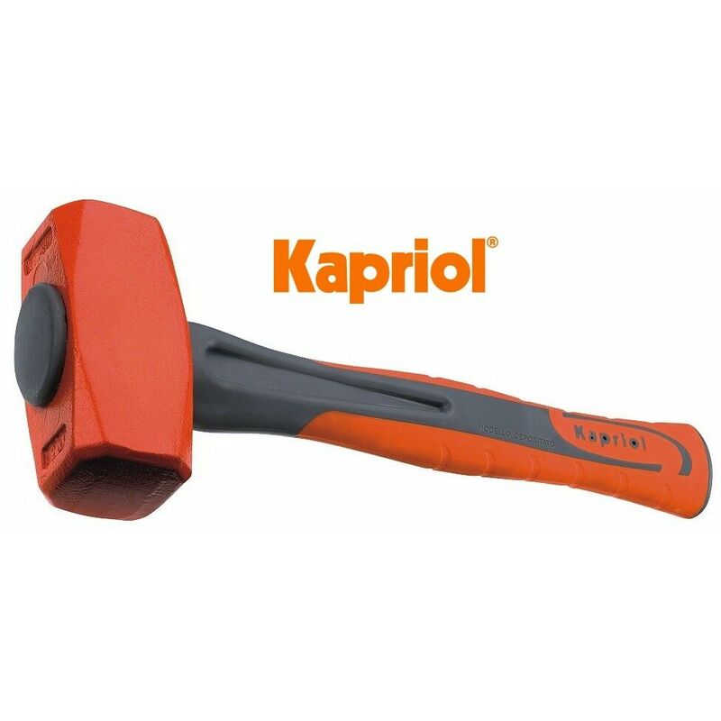 foto del prodotto mazzetta martello muratore gr 1200 kapriol master manico progrip mazzuolo
