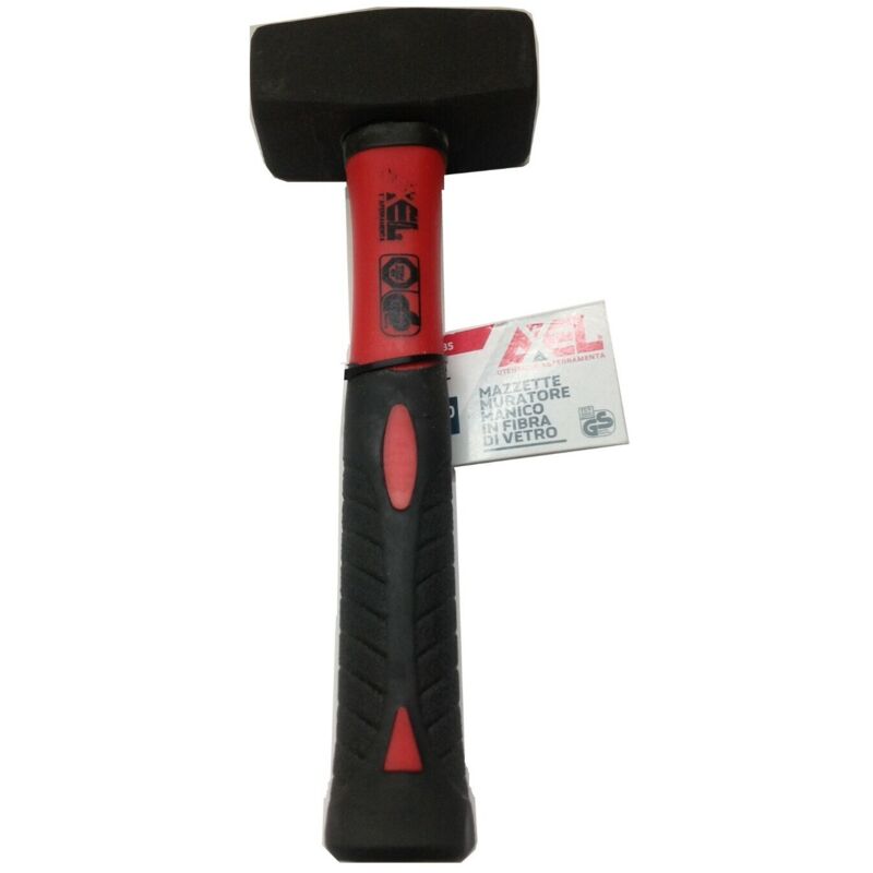 foto del prodotto mazzetta mazzuolo martello muratore mazza gr1250 manico fibra vetro axel