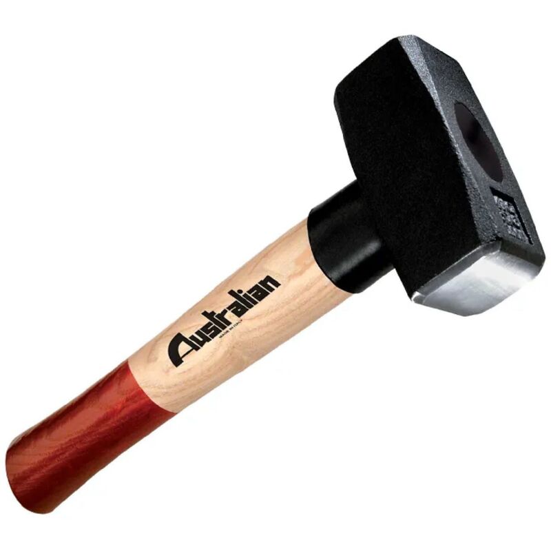 foto del prodotto mazzetta per muratore con manico 26 cm in legno linea top 800 gr