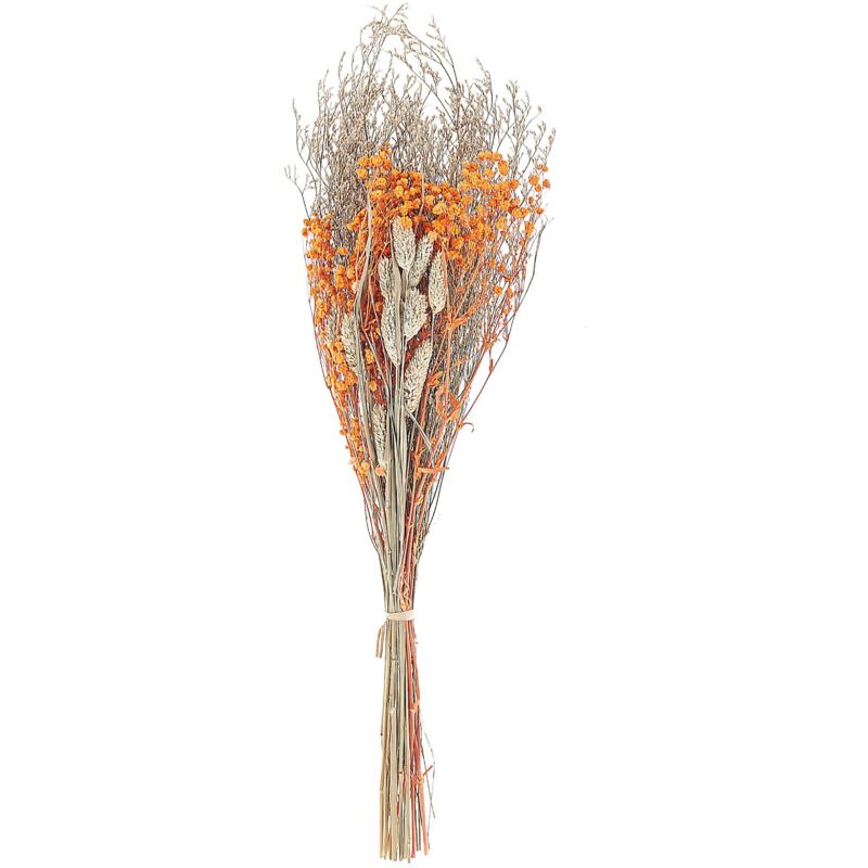 foto del prodotto mazzo di fiori secchi decorativi arancione 65 cm cercedilla
