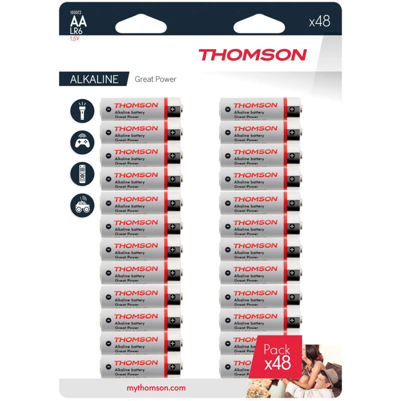 foto del prodotto mazzo lr6 tipo aa 48 pcs thomson