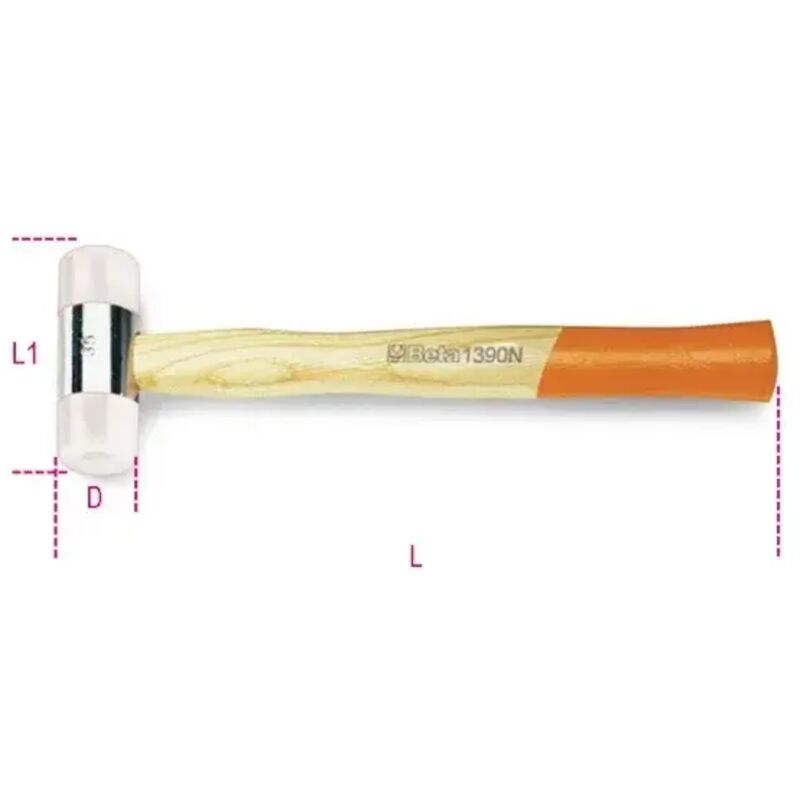 foto del prodotto mazzuola battenti in nylon beta 1390n 415