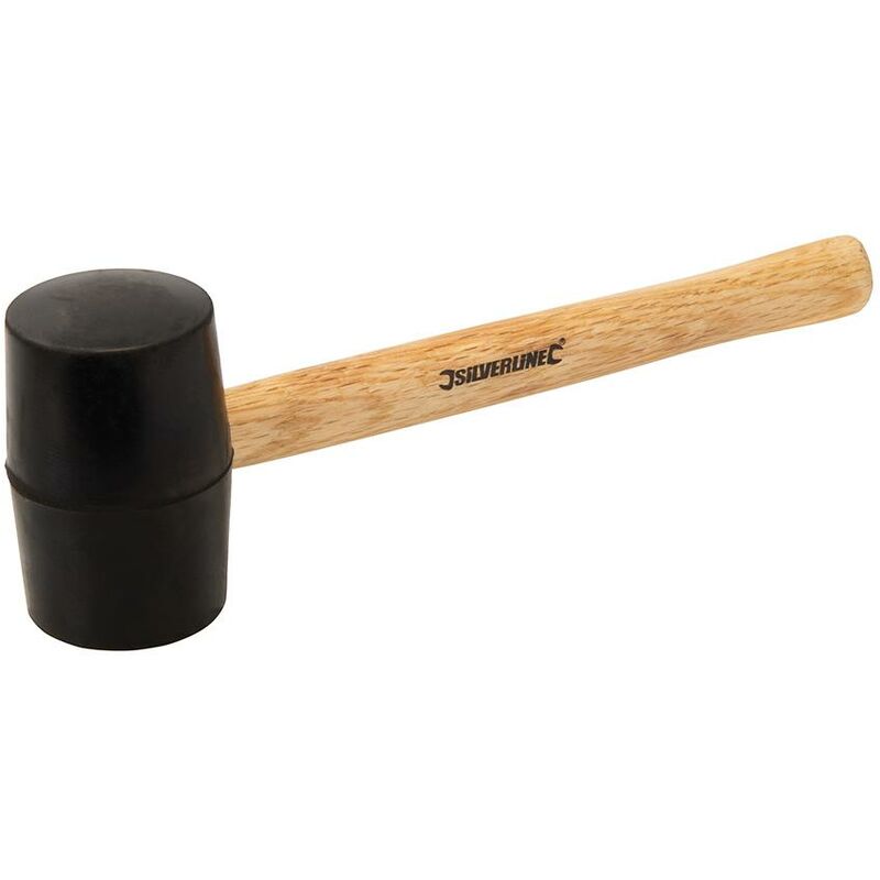foto del prodotto mazzuolo in gomma nera 16 oz 454 g 
