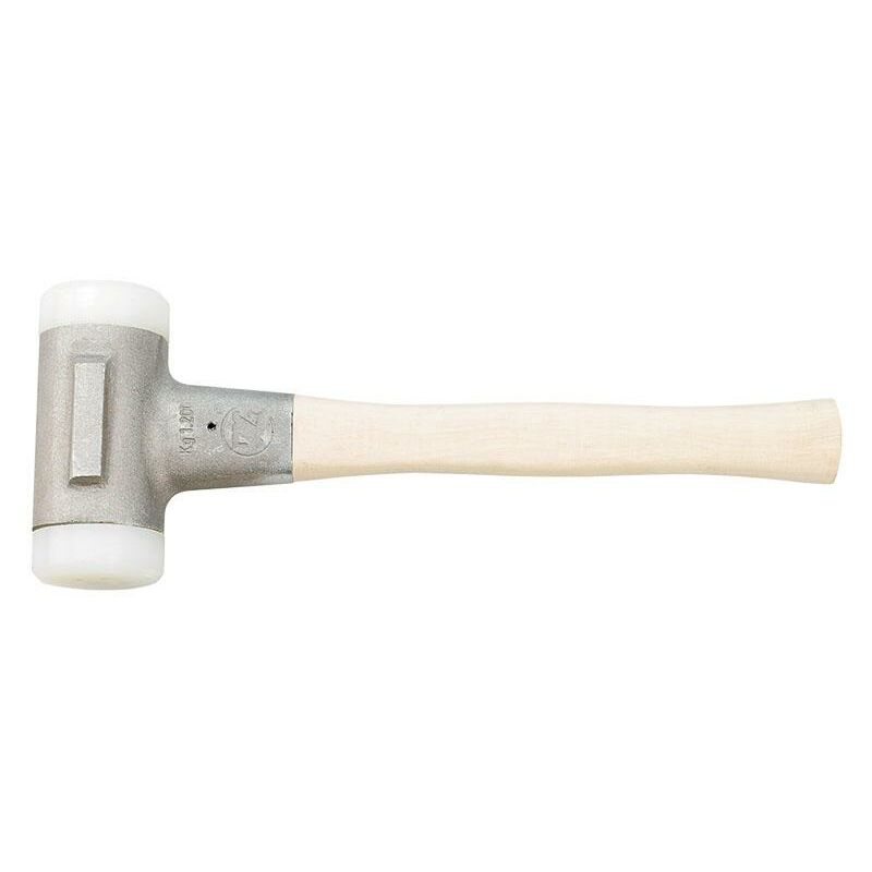 foto del prodotto mazzuolo mazzetta martello antirimbalzo con teste 40 mm in nylon fervi 0726