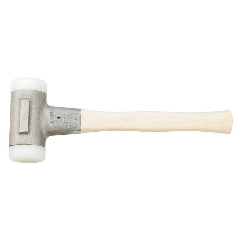 immagine 0 del prodotto mazzuolo mazzetta martello antirimbalzo con teste 50 mm in nylon fervi 0727