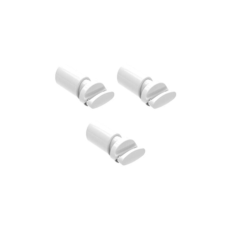 foto del prodotto mb 3 mensole in abs per radiatori scaldasalviette a tubi piatti dimensione sezione tubo piatto 10 mm, distanza tra i tubi minimo 5 mm tenuta 90