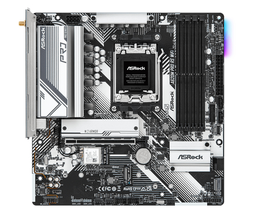 foto del prodotto mb asrock am5 b650m h m.2 2 ddr5 4 sata3 2 m.2 hdmi dp matx