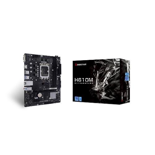 foto del prodotto mb biostar h610mhc 2.0 lga1700 alder lake 2ddr4 vga hdmi pcie, m.2 matx