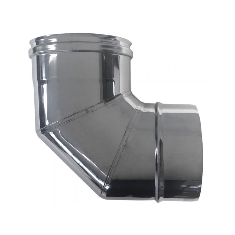 foto del prodotto mbm canna fumaria parete doppia coibentata inox curva 90 dn 150 200