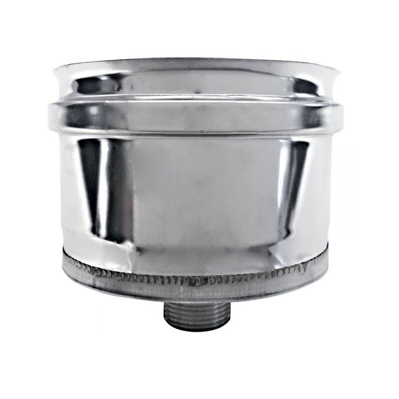 foto del prodotto mbm canna fumaria parete doppia coibentata inox tappo raccogli condensa dn 150 200
