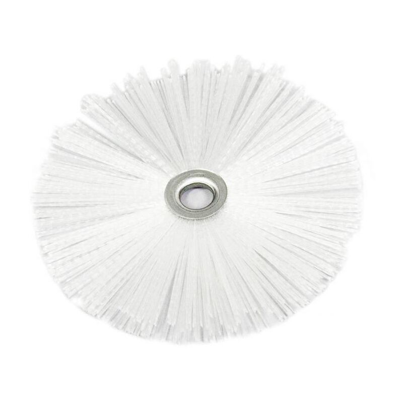 foto del prodotto mbm scovolo spazzola circolare nylon dn 120 mm pulizia canne fumarie, stufa, camino, caldaia.