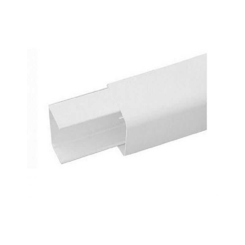 foto del prodotto mcair canalina in pvc con coperchio per clima pvc 60x45 costo al metro acquistabile solo a multipli di 2 metri ma060