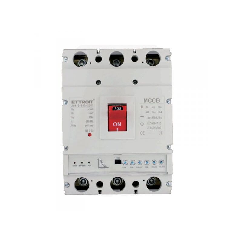 foto del prodotto mccb interruttori scatolati magnetotermici regolabile 3p 50ka regolabile 630a 800a ac 400v ip20 iec60947 2 ettroit