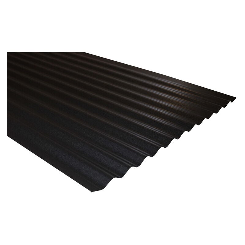 foto del prodotto mccover lamiera ondulata po 76 18 reversibile nero opaco rosso opaco 2000x900mm colori nero opaco rosso opaco, larghezza 90 cm, lunghezza